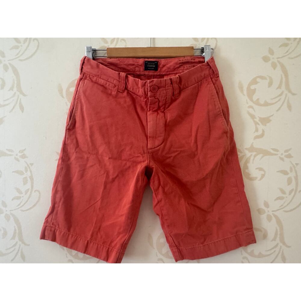 Mens Size 29 J.Crew Stanton Salmon Shorts 29" x 11"